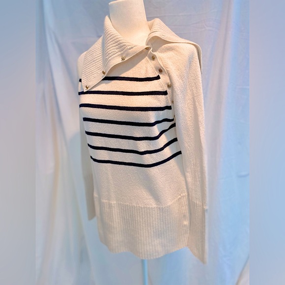 Saraphine White Roll Neck Cashmere Blend Maternity sweater.Size M. BEAUTIFUL. - Picture 2 of 8